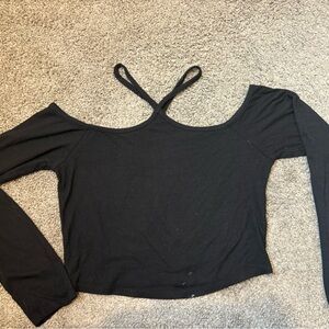 Black Long Sleeve Top